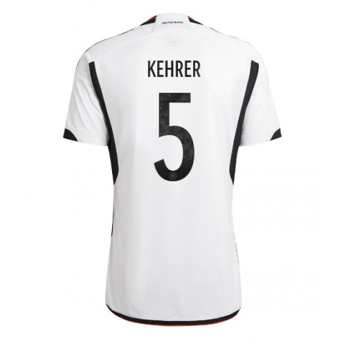 Germany Thilo Kehrer #5 Replica Home Shirt World Cup 2022 Short Sleeve